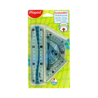 Zestaw linijek gumowy/uchwyt Flex Maped 244069