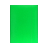 Teczka gumka A4 zielona lakier Esselte