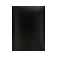 Teczka gumka A4 czarna lakier Esselte