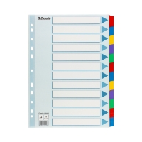 Przekładki kartonowe A4 12k Mylar Esselte 100169