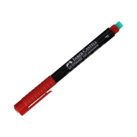 Foliopis 0.6mm czerwony Faber-Castell F