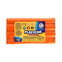 Plastelina 1kg pomarańczowa luz