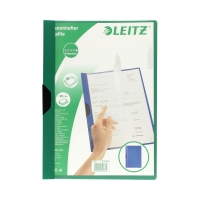 Skoroszyt klips A4/PP zielony Leitz 4170