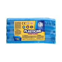 Plastelina 1kg niebieska luz Astra