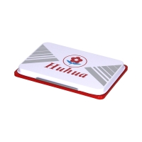 Poduszka stemple 70x110 czerwona