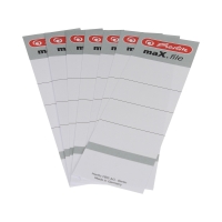 Etykiety do segregatora o szer. grzbietu 80mm - wsuwane 10szt. Herlitz