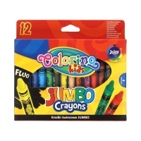 Kredki świecowe 12kol Jumbo Colorino