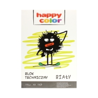 Blok techniczny A3/10 biały 170g Happy Color