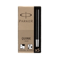 Naboje atramentowe czarne (5) Parker S0116200