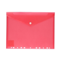 Teczka kopertowa A4 czerwona zawieszana Biurfol