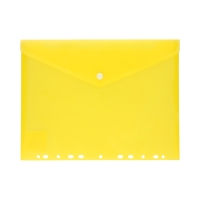 Teczka kopertowa A4 żółta zawieszana Biurfol