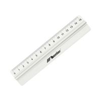 Linijka 15cm aluminium Leniar 30186