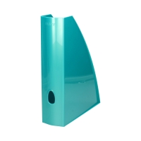 Pojemnik na czasopisma turkusowy WOW Leitz