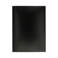 Teczka gumka A4 czarna Kiel-Tech