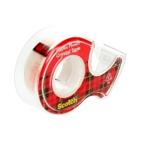 Taśma klejąca 19mmx7.5m przeźroczysta +podajnik Scotch Cryst