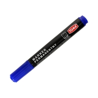 Marker permanentny 2.5mm niebieski okrągły Toma TO-202