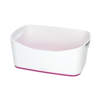 Pojemnik bez pokrywki biało/różowy MyBox Leitz