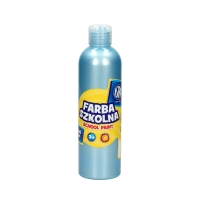 Farba szkolna perłowa niebieska 250ml Astra