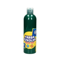Farba szkolna ciemnozielona 250ml Astra