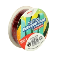 Taśma klejąca z hologramem czerwona Brewis