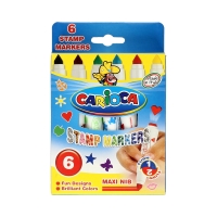Flamastry 6kol stemple Carioca