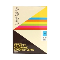 Etykiety uniwersalne A4 niebieskie Grand - 25ark.