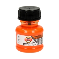 Tusz kreślarski fluorescencyjny pomarańczowy 20g KIN