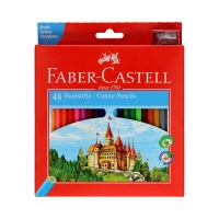 Kredki ołówkowe 48kol zamek Faber-Castell 120148