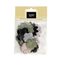 Kwiaty papierowe Płatki mix beżowy (24)