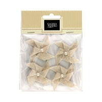 Wiatraczek płócienny samoprzylepny beżowy (4)