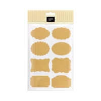 Etykiety, naklejki samoprzylepne kraftowe (32)