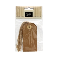 Tagi, przywieszki, plakietki Nature ciemnobeżowe (5)