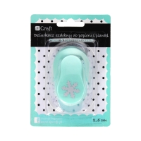 Dziurkacz ozdobny papier/pianka 2,5cm Śnieżynka
