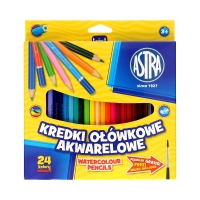 Kredki akwarelowe 24kol Astra 312110005