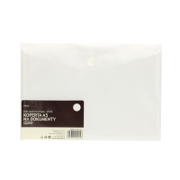 Teczka kopertowa A5 przezroczysta zatrzask Grand 043