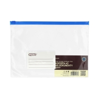 Teczka kopertowa A5 niebieski zamek Grand EC007B