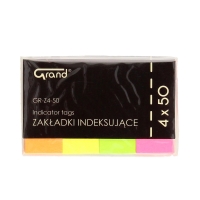 Zakładki indeksujące 20x50/50 4kol Grand GR-Z4-50