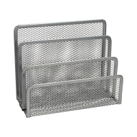 Przybornik na koperty siatka srebrny Z901 Net