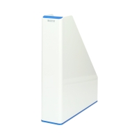 Pojemnik na czasopisma 73x318x272 biało/niebieski Wow Leitz