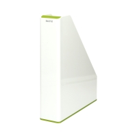 Pojemnik na czasopisma 73x318x272 biało/zielony Wow Leitz