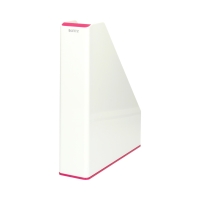 Pojemnik na czasopisma 73x318x272 biało/różowy Wow Leitz