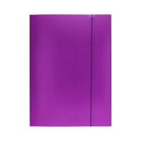 Teczka gumka A4+ fluo fioletowa Interdruk
