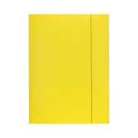 Teczka gumka A4 żółta lakierowana Interdruk