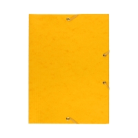 Teczka gumka A4 żółta preszpan Interdruk