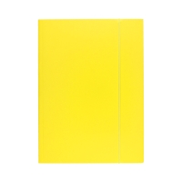 Teczka gumka A4+ fluo żółta Interdruk