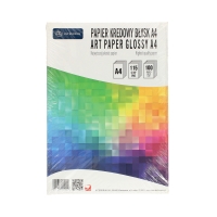 Papier kredowy A4 błyszczący 115g Interdruk (100)