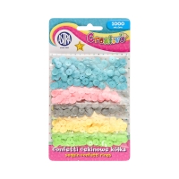 Confetti cekinowe kółka (1000) 5kol pastelowych Astra 335116005