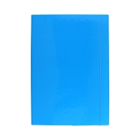 Teczka skrzydłowa gumka niebieska 20mm Barbara