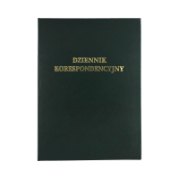 Książka korespondencyjna A4/96 zielona Barbara