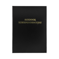 Książka korespondencyjna A4/300 czarna Barbara